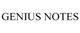 GENIUS NOTES trademark