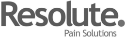 RESOLUTE. PAIN SOLUTIONS trademark