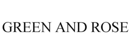 GREEN AND ROSE trademark