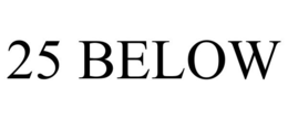 25 BELOW trademark