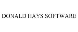 DONALD HAYS SOFTWARE trademark