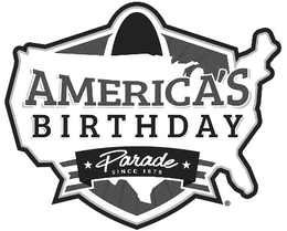 AMERICA'S BIRTHDAY PARADE SINCE 1878 trademark
