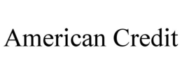 AMERICAN CREDIT trademark
