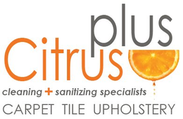 CITRUS PLUS CLEANING + SANITIZING SPECIALISTS CARPET TILE UPHOLSTERY trademark