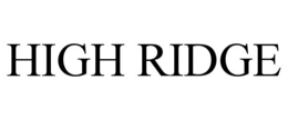 HIGH RIDGE trademark