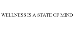 WELLNESS IS A STATE OF MIND trademark