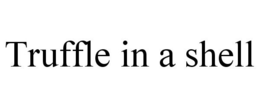 TRUFFLE IN A SHELL trademark
