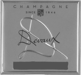 CHAMPAGNE SINCE 1846 D DEVAUX trademark