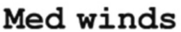 MED WINDS trademark