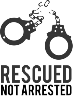 RESCUED NOT ARRESTED trademark