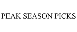 PEAK SEASON PICKS trademark