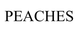 PEACHES trademark