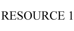 RESOURCE 1 trademark