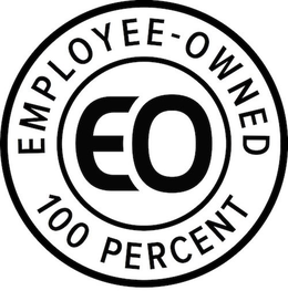 EMPLOYEE-OWNED EO 100 PERCENT trademark