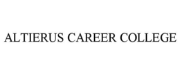 ALTIERUS CAREER COLLEGE trademark