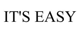 IT'S EASY trademark