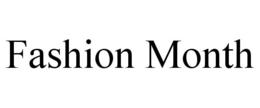 FASHION MONTH trademark