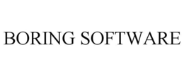 BORING SOFTWARE trademark