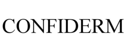CONFIDERM trademark