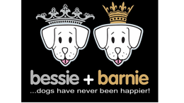 BESSIE + BARNIE . . . DOGS HAVE NEVER BEEN HAPPIER! trademark