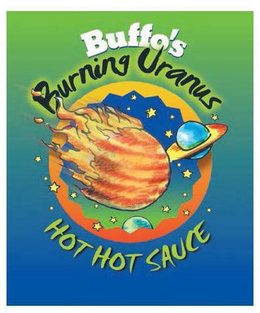 BUFFO'S BURNING URANUS HOT HOT SAUCE trademark