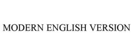 MODERN ENGLISH VERSION trademark