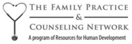 THE FAMILY PRACTICE & COUNSELING NETWORK A PROGRAM OF RESOURCES FOR HUMAN DEVELOPMENT trademark