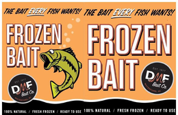 THE BAIT EVERY FISH WANTS! FROZEN BAIT EST. 1977 DMF BAIT CO. WATERFORD, MI 100% NATURAL / FRESH FROZEN / READY TO USE THE BAIT EVERY FISH WANTS! FROZEN BAIT EST. 1977 DMF BAIT CO. WATERFORD, MI 100% NATURAL / FRESH FROZEN / READY TO USE trademark