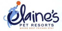ELAINE'S PET RESORTS WHERE BEST FRIENDSSTAY trademark