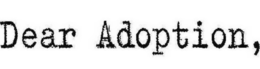 DEAR ADOPTION, trademark