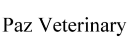 PAZ VETERINARY trademark