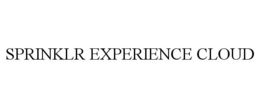 SPRINKLR EXPERIENCE CLOUD trademark