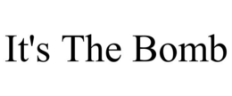 IT'S THE BOMB trademark