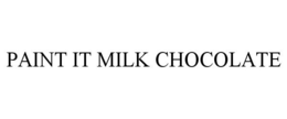 PAINT IT MILK CHOCOLATE trademark