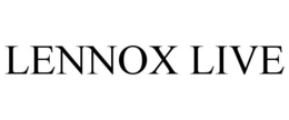 LENNOX LIVE trademark