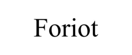 FORIOT trademark