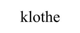 KLOTHE trademark
