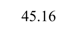 45.16 trademark