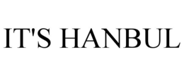 IT'S HANBUL trademark