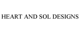 HEART AND SOL DESIGNS trademark