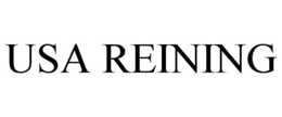 USA REINING trademark