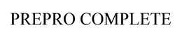 PREPRO COMPLETE trademark