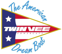 THE AMERICAN DREAM BOAT TWIN VEE POWERCATS trademark