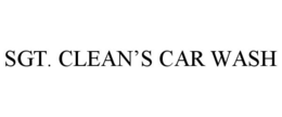 SGT. CLEAN'S CAR WASH trademark