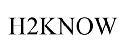 H2KNOW trademark