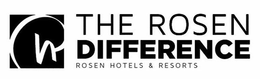 H THE ROSEN DIFFERENCE ROSEN HOTELS & RESORTS trademark