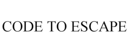 CODE TO ESCAPE trademark