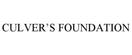 CULVER'S FOUNDATION trademark