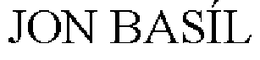 JON BASÍL trademark