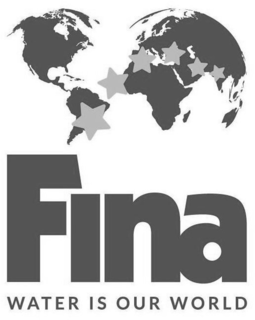 FINA WATER IS OUR WORLD trademark